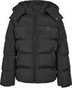 Winterjacke URBAN CLASSICS "Urban Classics Herren Boys Hooded Puffer Jacket", Jungen,