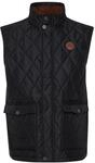 Steppweste FQ1924 "Steppweste FQAndo", Herren, Gr. L, schwarz (schwarz beauty),