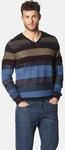 V-Ausschnitt-Pullover BABISTA "Pullover SOLEMARLI", Herren, Gr. M, blau (blau