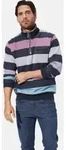 Sweatshirt BABISTA "Sweatshirt NARLON", Herren, Gr. M, blau (dunkelblau gestreift),
