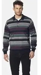 Sweatshirt BABISTA "Sweatshirt ALFOBENI", Herren, Gr. M, lila (lila gestreift),