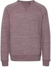 Longpullover BLEND "Sweatshirtpullover BHAlton", Herren, Gr. L, rot (wine rot),