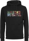 Kapuzensweatshirt MERCHCODE "Merchcode Herren Marvel Logo Character Hoody", Herren,