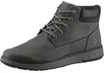 Schn&uuml;rboots SKECHERS "GARLAN", Herren, Gr. 41, grau (dunkelgrau), Lederimitat,