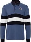 Langarm-Poloshirt FQ1924 "Langarm-Poloshirt FQMikkael", Herren, Gr. L, blau...