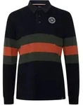 Langarm-Poloshirt FQ1924 "Langarm-Poloshirt FQMikkael", Herren, Gr. L, blau...