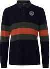 Langarm-Poloshirt FQ1924 "Langarm-Poloshirt FQMikkael", Herren, Gr. L, blau...