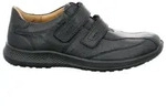 Sneaker JOMOS "Klettslipper", Herren, Gr. 47, schwarz, Obermaterial: 100% Rindsleder