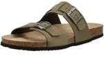 Pantolette GEOX "Geox Pantoletten Nubukleder", Herren, Gr. 42, military,...