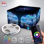 B.K.LICHT LED-Streifen, schwarz, Dioden 60 Stk., Gesamtl&auml;nge 2m, Lichterketten,