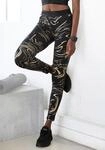 LASCANA ACTIVE Funktionsleggings Sportleggings mit gl&auml;nzendem Print und 3D