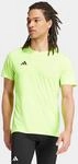 Laufshirt ADIDAS PERFORMANCE "ADIZERO ESSENTIALS RUNNING", Herren, Gr. L, gr&uuml;n