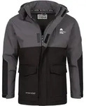Softshelljacke ARCTIC SEVEN "ASRenaldoo", Herren, Gr. S, grau (dunkelgrau, schwarz),