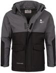 Softshelljacke ARCTIC SEVEN "ASRenaldoo", Herren, Gr. S, grau (dunkelgrau, schwarz),