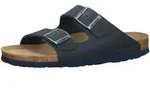 Hausschuh ROHDE "Rohde Hausschuhe Leder", Herren, Gr. 41, blau (ocean), Leder,...