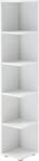 BEGA OFFICE Eckregal "Corner Light" mit 5 offenen F&auml;cher, 24x25,7x141 cm