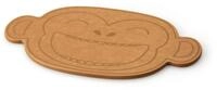 Continenta Servierbrett "Affe, Duracore braun" 23,3x17x0,6 cm