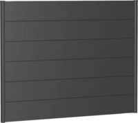Biohort Sichtschutzelement 6 Metall-Paneele und 2 F&uuml;hrungsschienen, LxH: 180x137 cm