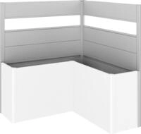 Biohort Sichtschutzelement f&uuml;r Hochbeet Belvedere L150 (L-Form), Acrylglas-Paneel,