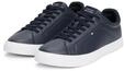 Tommy Hilfiger Sneaker "ICON COURT LTH FLAG ESS", Freizeitschuh, Halbschuh,