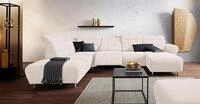 Home affaire Wohnlandschaft "Manhattan U-Form" 2 Sitze mit elektrischer