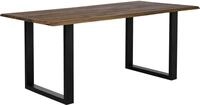 SalesFever Esstisch "Design Esstisch f&uuml;r stilvolles Ambiente" mit echter Baumkante