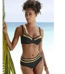 B&uuml;gel-Bikini-Top LASCANA "Elodie", Damen, Gr. 48, Cup C, gold (schwarz,...