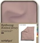 Schlafgut "Premium Bettbezug Knitted Jersey (1 St)" Ton-in-Ton Rei&szlig;verschluss,