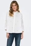 ONLY Hemdbluse "ONLNEW LINA GRACE LS EMB SHIRT NOOS WVN"
