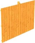 Skanholz Carport-R&uuml;ckwand aus Deckeschalung 20x120mm