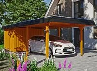 Skanholz Einzelcarport "Wendland" Leimholz 291 cm hellbraun