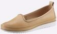 Slipper ANDREA CONTI, Damen, Gr. 36, braun (camel), Glattleder, Leder, Schuhe Slipper