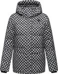 Steppjacke RAGWEAR "Wikesh Print", Damen, Gr. XS (34), schwarz, Obermaterial: 100%