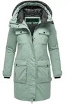 Winterjacke NAVAHOO "Eissturm 14", Damen, Gr. S (36), blau (raucht&uuml;rkis), Material: