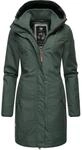 Wintermantel RAGWEAR "Jannisa", Damen, Gr. XS (34), gr&uuml;n (tannengr&uuml;n),