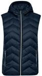 Wintermantel FRANSA "Jacke FRBAPADDING", Damen, Gr. L, blau (schwarz peacoat),