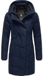 Wintermantel RAGWEAR "Pavla Coat", Damen, Gr. XS (34), blau (navy), Obermaterial: