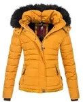 Steppjacke NAVAHOO "Chloe", Damen, Gr. S (36), gelb, Obermaterial: 100% Polyester.