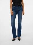 Vero Moda Bootcut-Jeans "VMFLASH MR FLARED JEANS LI3110 GA NOOS" Baumwollmischung mit