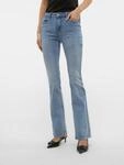 Bootcut-Jeans VERO MODA "VMFLASH MR FLARED JEANS LI371 GA NOOS", Damen, Gr. M (38),