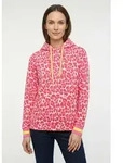 Zwillingsherz Hoodie ""Leo Allover Neon Kante"", mit Animal-Design und