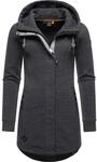 Langjacke RAGWEAR "Letty Intl.", Damen, Gr. S (36), grau (ash), Sweatware, 54%