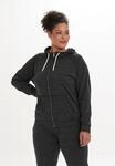 Sweatshirt Q BY ENDURANCE "OLIVIA MELANGE", Damen, Gr. 44, schwarz, 55% Baumwolle,