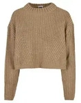Rundhalspullover URBAN CLASSICS "Urban Classics Damen Ladies Wide Oversize Sweater",
