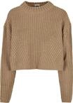 Rundhalspullover URBAN CLASSICS "Urban Classics Damen Ladies Wide Oversize Sweater",