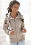 Elbsand Sweatjacke "Kekoa" mit gro&szlig;em Logodruck hinten, bequeme Freizeitjacke mit