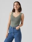 Vero Moda Spitzentop "VMROSA SL TOP JRS NOOS" Viskosemischung