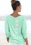 Langarmshirt ELBSAND "Raina", Damen, Gr. M (38), gr&uuml;n (mint), Jersey, Obermaterial:
