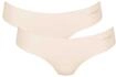 String SLOGGI "String Zero Microfiber Hipstring 2.0 2er Pack", Damen, Gr. XS, beige