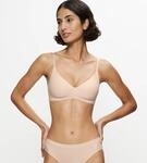 B&uuml;gelloser BH TRIUMPH "Pure Micro N", Damen, Gr. 85, Cup C, beige (cameo...